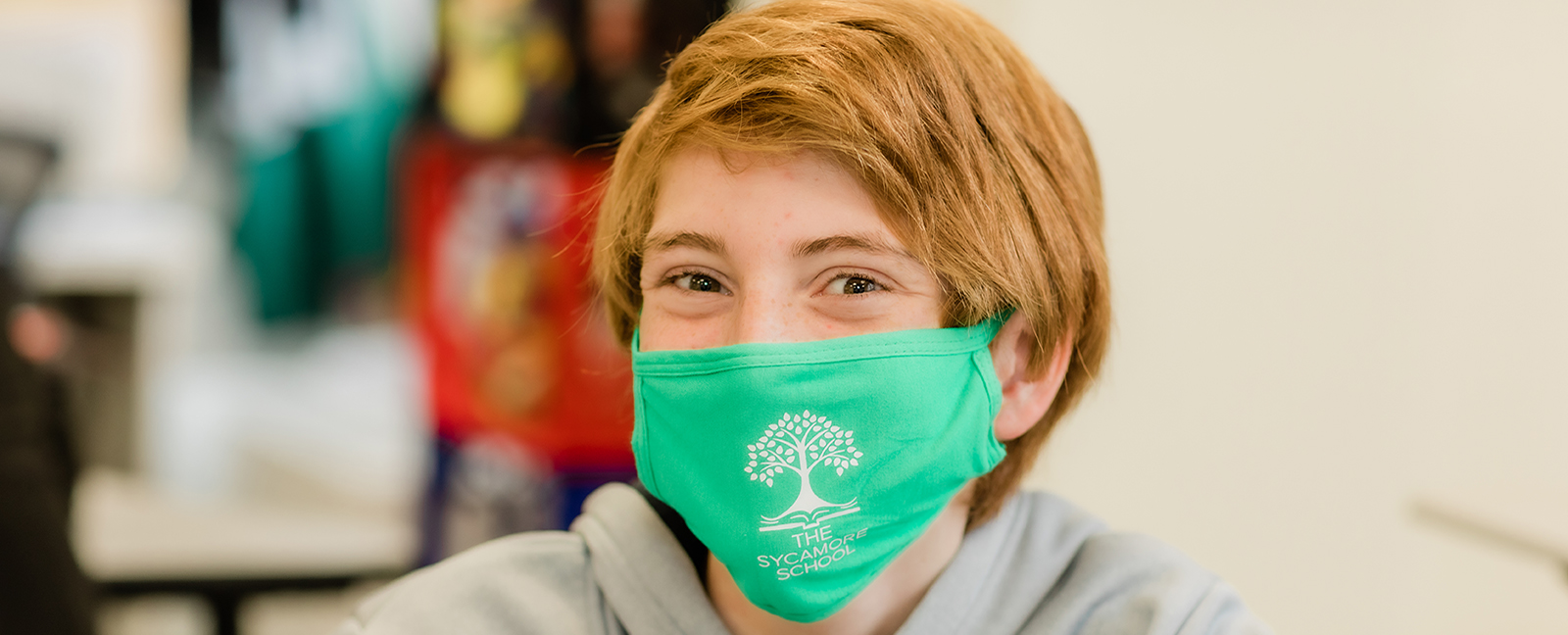 TSS2020-78 Student smiling with mask on