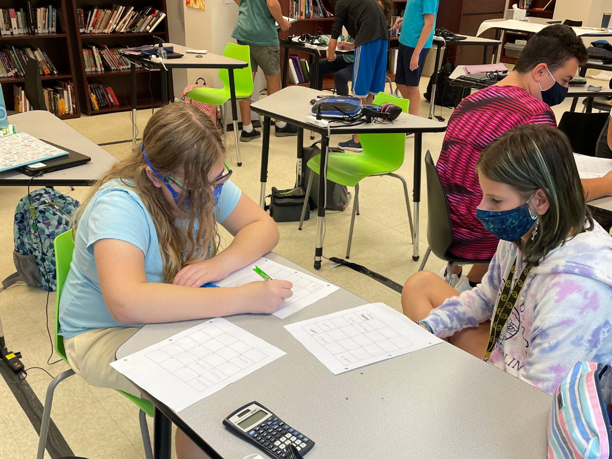 Students return to in-person learning at The Sycamore School in Arlington VA.