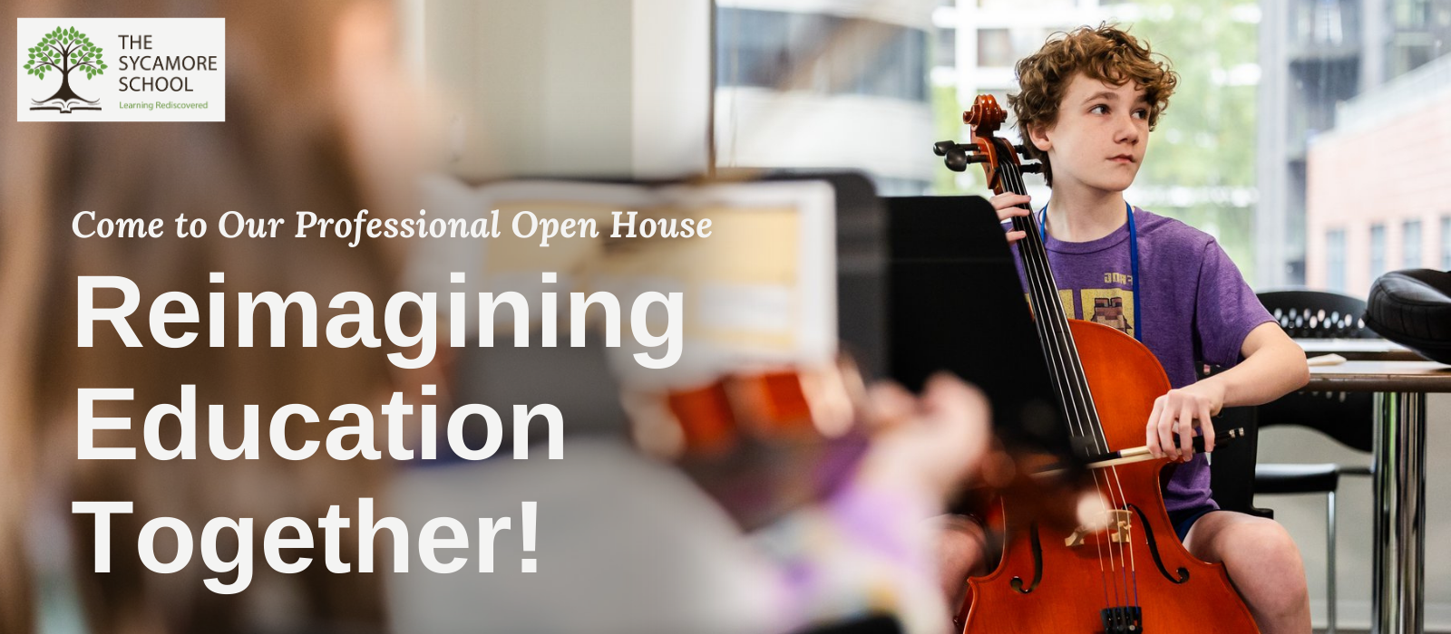 come to our professional open house. Reimagining education together! September 4, 2025. 10:00 am - 11:30 am.