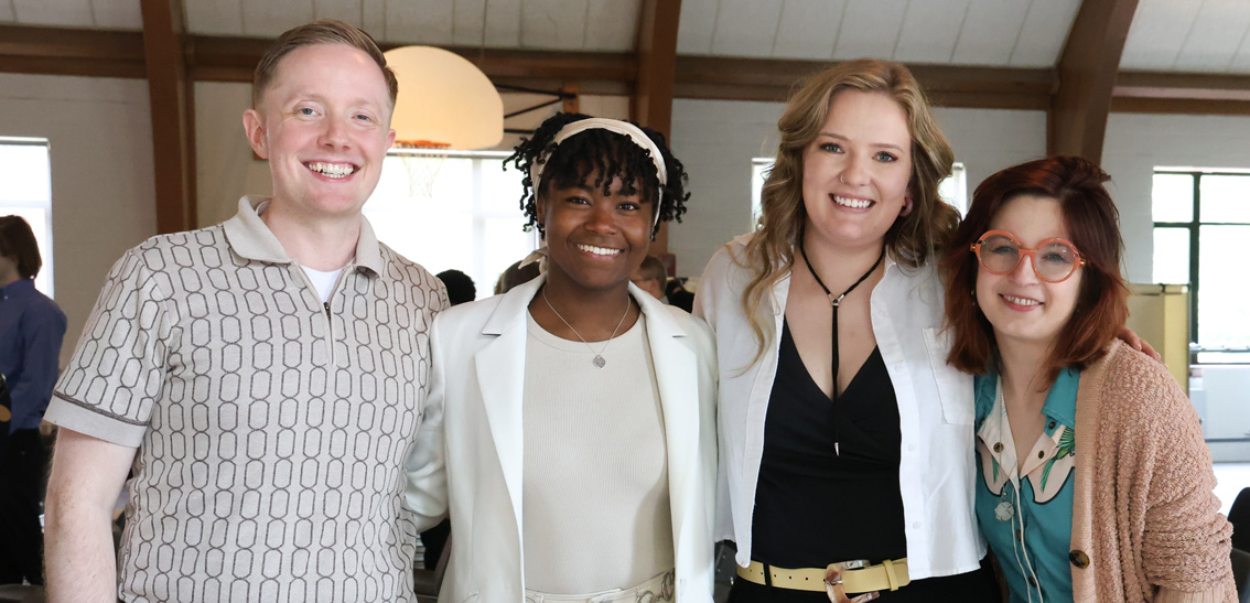 Staff TSS staff dressed up for graduation event